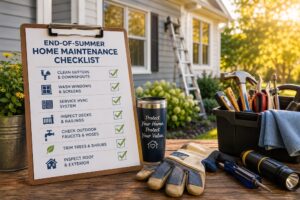 End-of-Summer Home Maintenance Checklist to Protect Your Property Value
